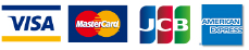 クレジットカード(VISA / MasterCard / JCB / AMEX)